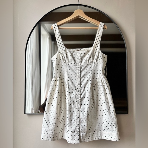 FREE PEOPLE | NEW Astrid polka dot mini dress | size large - Picture 4 of 7